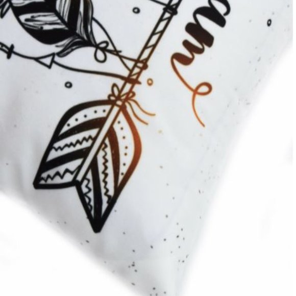 Feather throw pillow - Picture 3 of 4